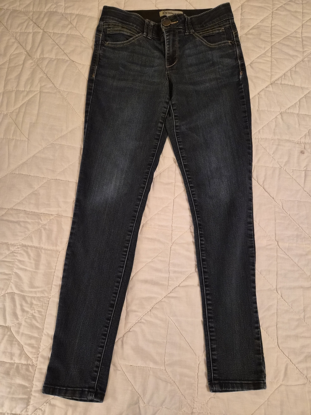 Democracy 'Ab Tech' Mid-Rise Skinny Jeans w/ Comfort Waistband -Size 4